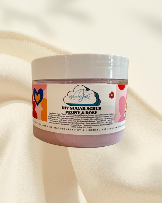 PEONY & ROSE DIY SUGAR SCRUB