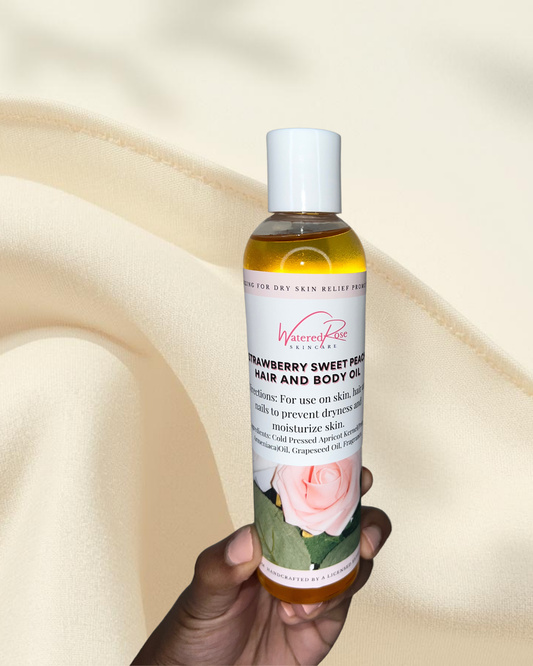 STRAWBERRY SWEET PEACH HAIR SKIN NAIL OIL