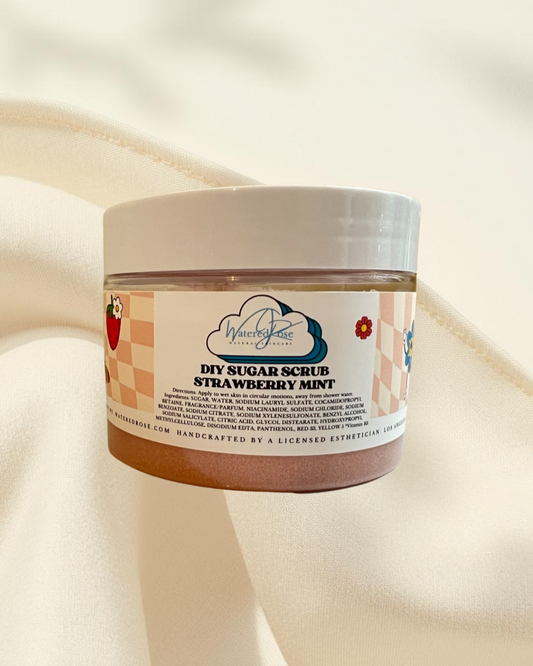 STRAWBERRY MINT DIY SUGAR SCRUB