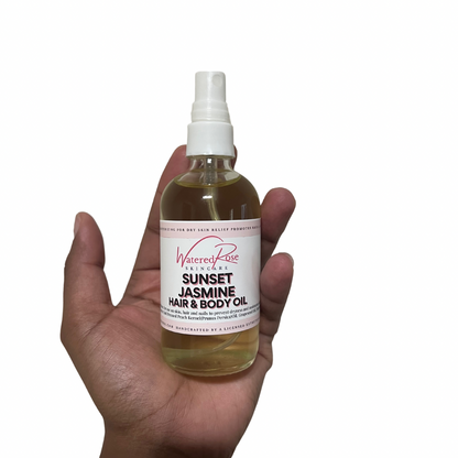 SUNSET JASMINE HAIR SKIN NAIL OIL